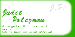 judit polczman business card